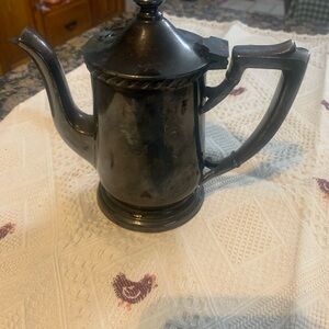 Vintage International Silver Co soldered teapot